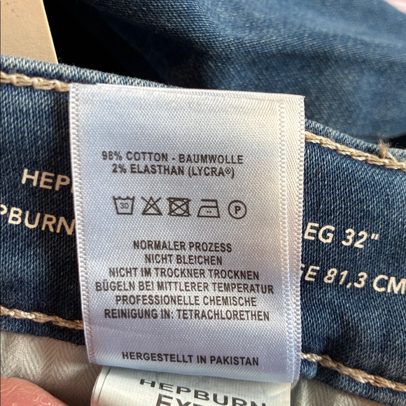 NWT DL1961 Hepburn Extra Wide Leg 32” Jeans Sz 26 - Picture 10 of 11